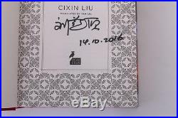 Cixin Liu Remembrance of Earth's Past Trilogy Signed First Editions