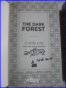Cixin Liu, The Three-Body Problem trilogy SIGNED first edition 1st/1st, Hugo