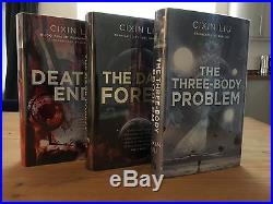 Cixin Liu'The Three-body Problem' COMPLETE TRILOGY Signed HB First Editions
