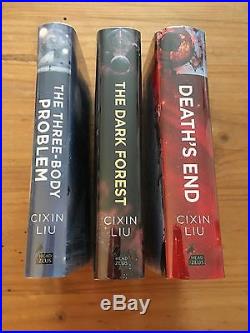Cixin Liu'The Three-body Problem' COMPLETE TRILOGY Signed HB First Editions