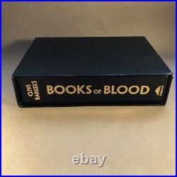 Clive Barker's Books of Blood I-VI (Signed Limited First, Stealth Press Edition)