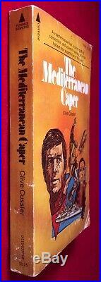 Clive CUSSLER / The Mediterranean Caper SIGNED PBO First Edition 1973