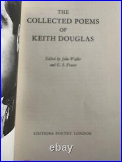 Collected Poems, Keith Douglas. 1951. 1st Edition, possibly signed. Poetry Londo