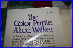 Color Purple first 1st edition 1st printing Autographed Signed Alice Walker