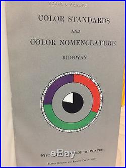 Color Standards and Color Nomenclature by Robert Ridgway FIRST EDITION 1912