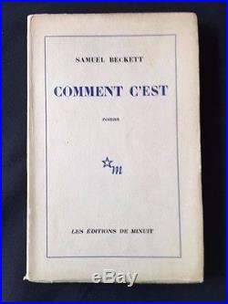 Comment C'est First Edition Signed By Samuel Beckett