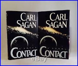 Contact-Carl Sagan 2 Books-SIGNED! -First Edition/1st Printing-1985-VERY RARE