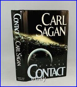 Contact-Carl Sagan-SIGNED! -First/1st Edition/7th Printing-HC with DJ-VERY RARE
