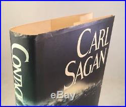 Contact-Carl Sagan-SIGNED! -INSCRIBED! -First/1st Edition/7th Printing-VERY RARE