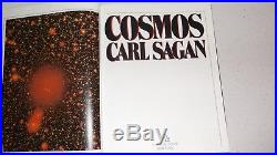 Cosmos SIGNED FIRST EDITION Carl Sagan