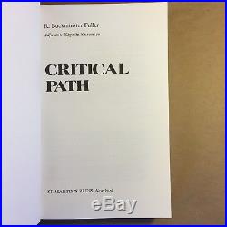 Critical Path, R. Buckminster Fuller (Signed, Limited First Edition, Hardcover)