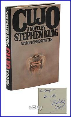 Cujo SIGNED by STEPHEN KING First Edition 1st Printing 1981