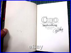 Cujo by Stephen King SIGNED 1981 First Trade Edition Viking Hardcover withDJ
