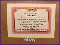 DADS ARMY 30th ANNIVERSARY FIRST DAY COVER LTD EDITION 75/100 Cast Signed x4 COA