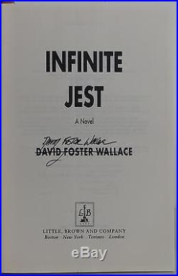 DAVID FOSTER WALLACE Infinite Jest A Novel SIGNED FIRST EDITION