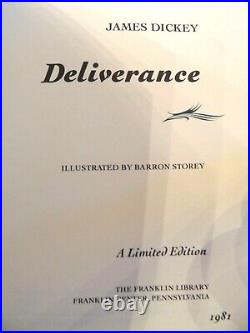 DELIVERANCE Franklin Library DICKEY SIGNED FIRST EDITION FINE