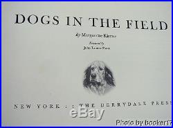 DOGS IN THE FIELD/RARE FIRST SIGNED LIMITED EDITION/1935/FOLIO/24 PLATES OF DOGS