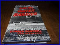 Donald Campbell-bluebird-signed First Edition Into The Water Barrier