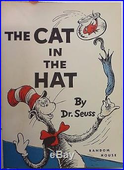 DR. SEUSS The Cat in the Hat INSCRIBED FIRST EDITION