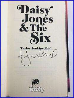Daisy Jones and The Six by Taylor Jenkins Reid. Signed, 1st Edition, 1st Print