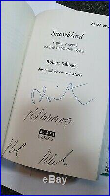 Damien Hirst & Robert Sabbag Snowblind 1st edition Art Book signed & numbered