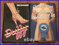Dan Kavanagh Duffy / Putting The Boot In. Signed First Edition Books