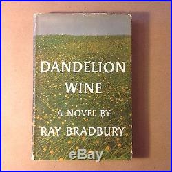 Dandelion Wine by Ray Bradbury (First Edition, Signed, Hardcover in Jacket)