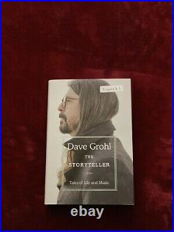 Dave Grohl SIGNED Book Storyteller 1ST EDITION Hardcover Nirvana Foo Fighters