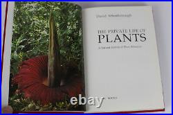 David Attenborough Signed The Private Life of Plants 1995 First Edition Hardback