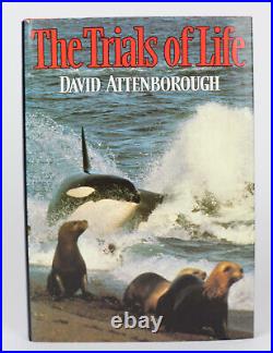David Attenborough Signed The Trials of Life First Edition 1990 Collins BBC 1/1