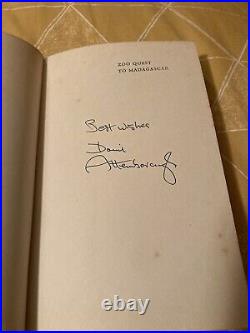 David Attenborough Signed Zoo Quest to Madagascar First edition