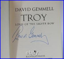 David Gemmell TROY Hand Signed Autographed Hardback 1st Edition Book