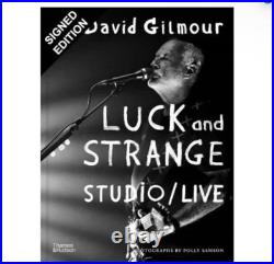 David Gilmour Luck and Strange Signed Autographed Pink Floyd Hardback Confirmed
