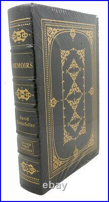 David Rockefeller MEMOIRS Signed Easton Press 1st Edition 1st Printing