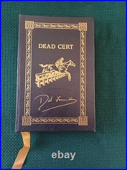 Dead Cert by Dick Francis Signed first Easton Press Edition 2000