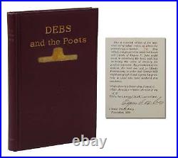 Debs and the Poets SIGNED by EUGENE V. DEBS Limited First Edition 1st 1920