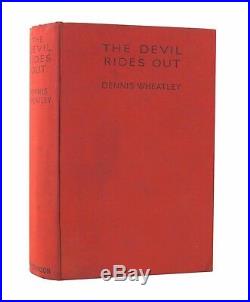 Dennis Wheatley The Devil Rides Out Signed & Inscribed First Edition Book