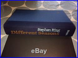 Different Seasons, Stephen King. Signed First Edition