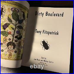 Dirty Boulevard Tony Fitzpatrick Signed First Edition 1998 Art Book