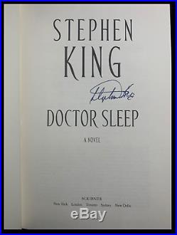 Doctor Sleep SIGNED by STEPHEN KING Mint Hardback 1st Edition First Printing