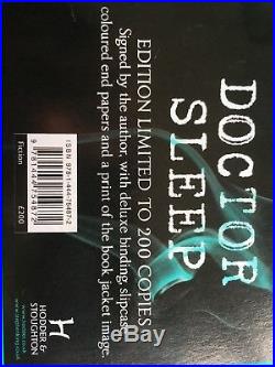 Doctor sleep Stephen King Signed Limited First Edition