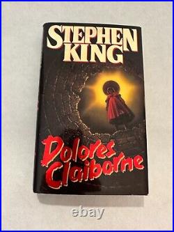 Dolores Claiborne Stephen King Signed Inscribed 1st Edition/Printing
