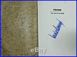 Donald Trump Signed Trump The Art of The Deal 1st Edition Book JSA Authenticated