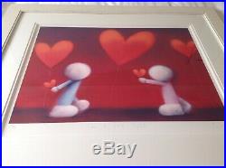 Doug Hyde Signed limited edition Print love At First Sight Shabby Chic Frame