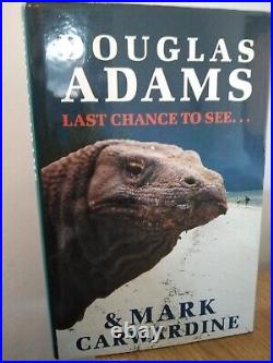 Douglas Adams Mark Carwardine Last Chance to See Signed First Edition 1990 HB