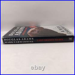 Douglas Adams Signed First Edition Book Last Chance to See 1990 Hardback With DJ