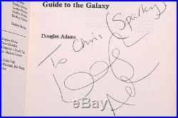 Douglas Adams The Hitch Hiker's Guide to the Galaxy UK Signed First Edition