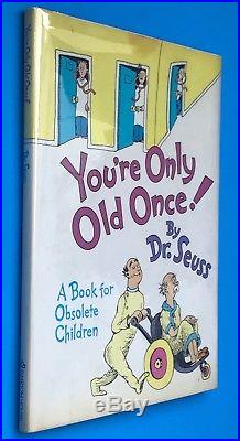 Dr. Seuss You're Only Old Once! SIGNED by Author First Edition 1st