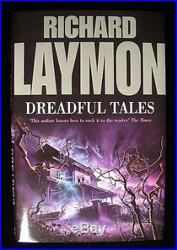 Dreadful Tales Signed Richard Laymon First Uk Edition 1st Print Horror