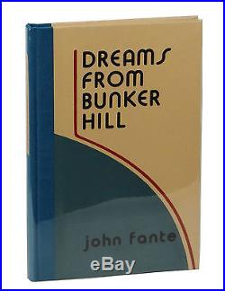 Dreams from Bunker Hill by JOHN FANTE SIGNED First Edition 1982 1st Bukowski